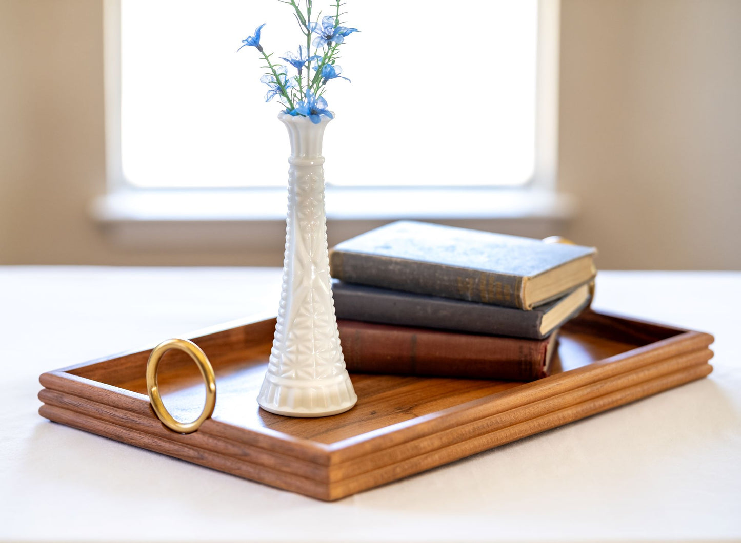 Vintage Milk Glass Vase
