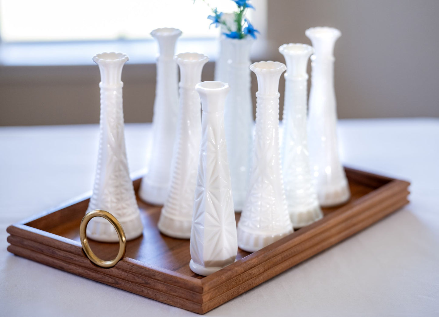 Vintage Milk Glass Vase